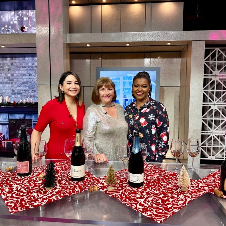 Liz Barrett featured sparkling wines for the holidays on Daytime Chicago