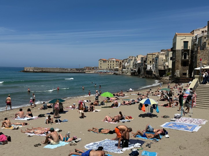 Beach at Cefalu