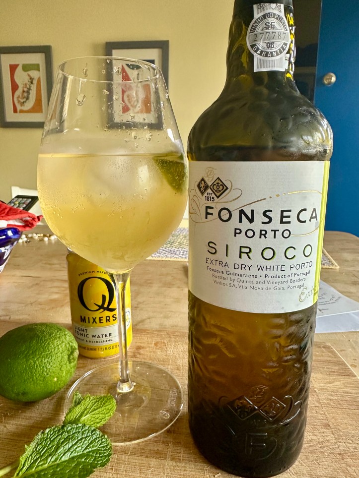 Porto Tonico is a refreshing, easy spritzer made of white Port and tonic water