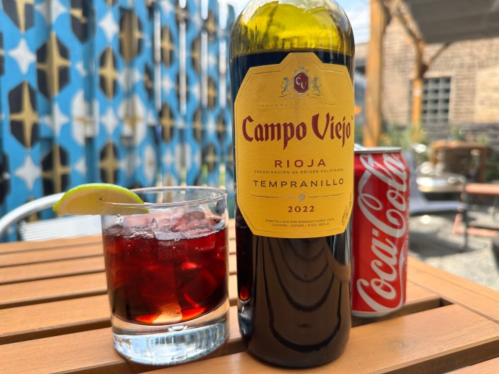 The Campo Mocho brings tempranillo wine together with cola and it's good!